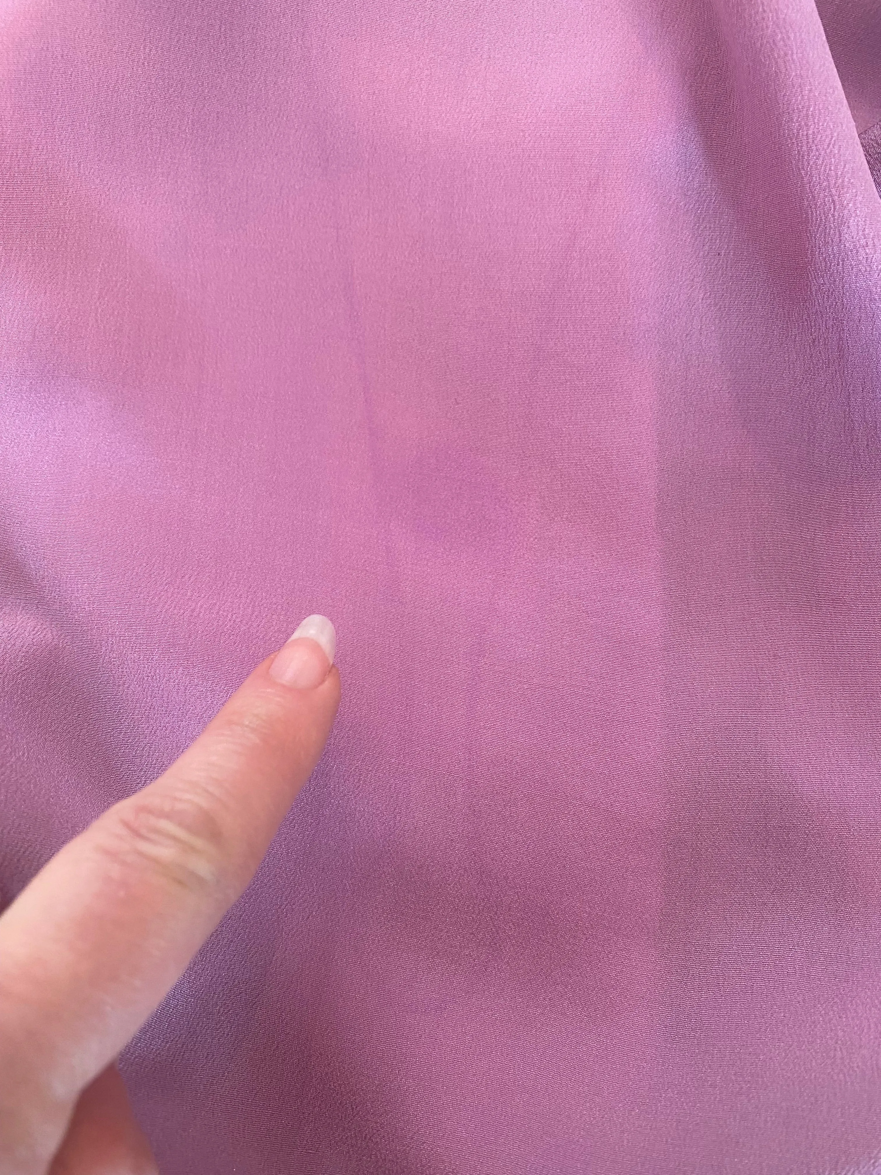 Ethereal 1920's Lavender Silk Flapper Dress With Hip Swag / Medium