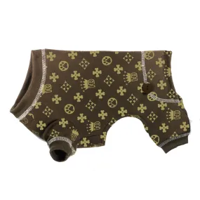 HD ROYAL CROWN DOG LONG JOHNS - BROWN