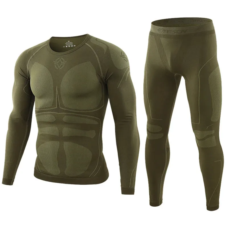 Pants / FItness: Thermal Set: Tactical Thermal Underwear. Breathable. Various Colors.