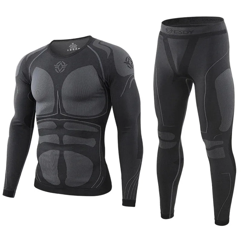 Pants / FItness: Thermal Set: Tactical Thermal Underwear. Breathable. Various Colors.