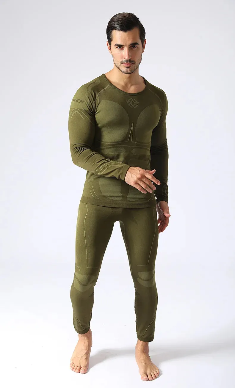 Pants / FItness: Thermal Set: Tactical Thermal Underwear. Breathable. Various Colors.