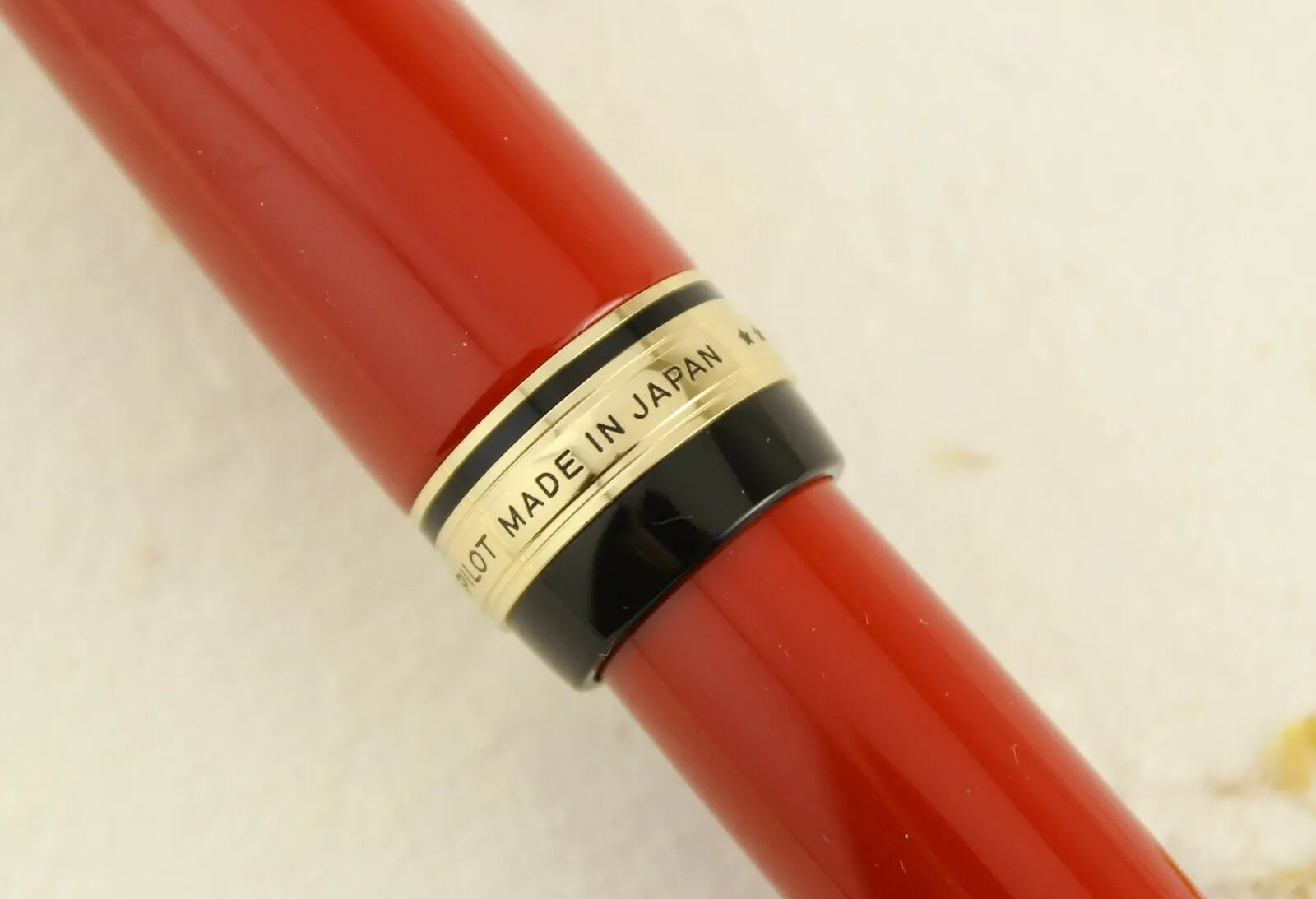 Pilot Custom Vermillion Urushi Fountain Pen